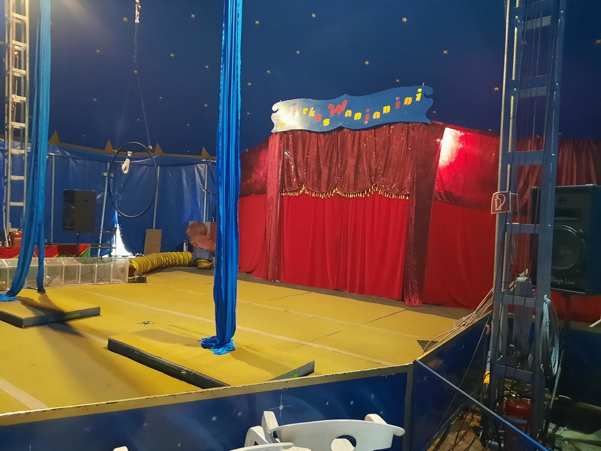 Geburtstag im Zirkuszelt